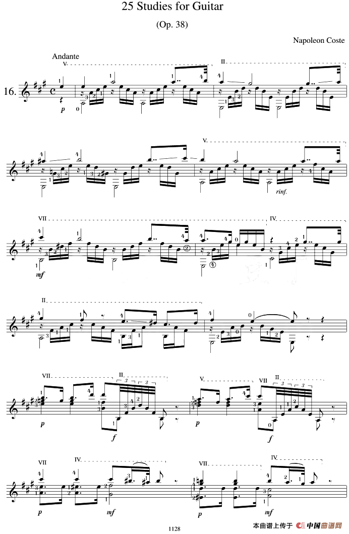 Napoleon Coste《25 Studies,Op.38》（STUDY 16）(1)_原文件名：Napoleon Coste《25 Studies,Op.38》（STUDY 16）.png