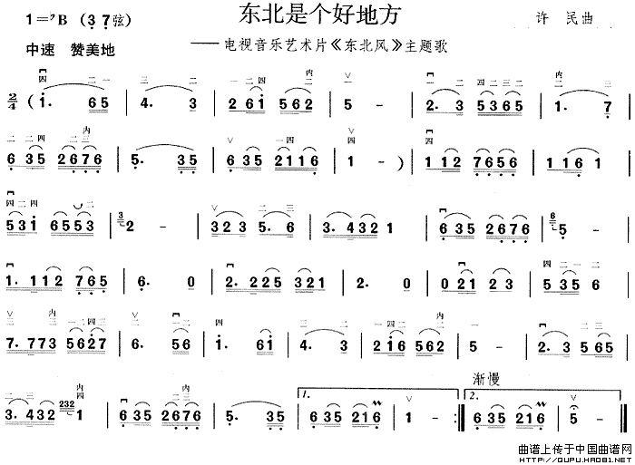 东北是个好地方（电视片《东北风》主题曲）(1)_原文件名：东北是个好地方1.gif