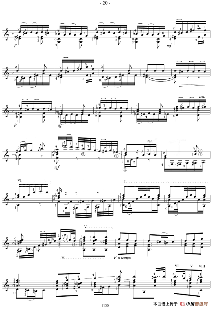 Napoleon Coste《25 Studies,Op.38》（STUDY 24）(1)_原文件名：Napoleon Coste《25 Studies,Op.38》（STUDY 24）3.png