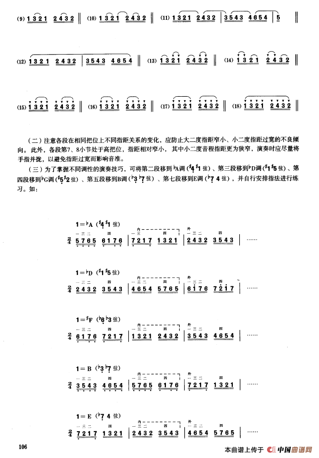 二、音型模进练习（二胡音阶练习）(1)_原文件名：000106.png